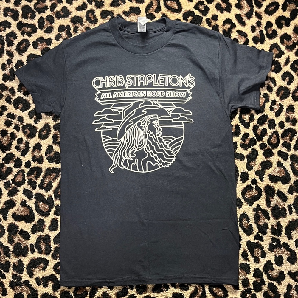Chris Stapleton All American Road Show 2023 Tour Backstage Crew T-Shirt